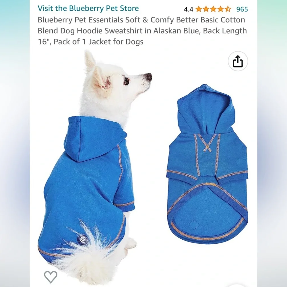 NWT Doggy Sweatshirt/Hoodie